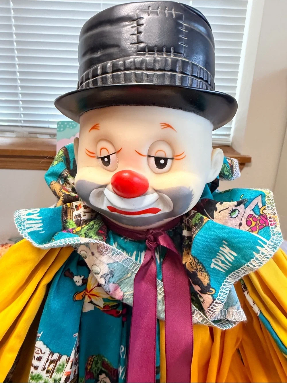 Chrissy’s Huggables Plus porcelain clown